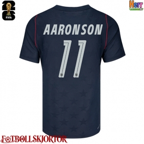Förenta stater Brenden Aaronson #11 Bortatröja VM 2026 Kortärmad